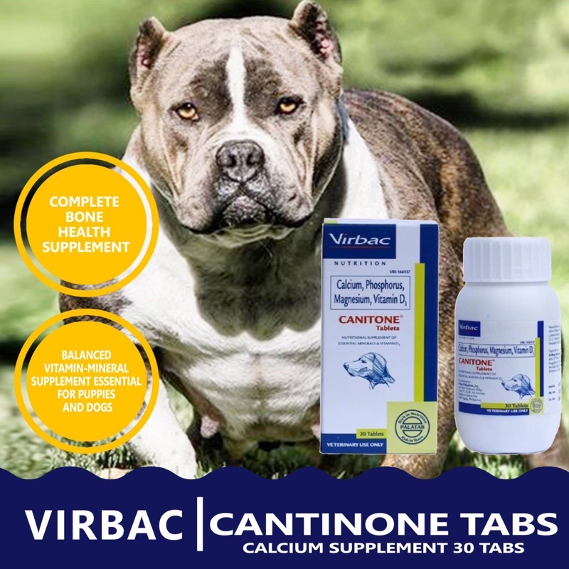 Virbac Canitone Tablets Nutritional Supplement of Essential Minerals