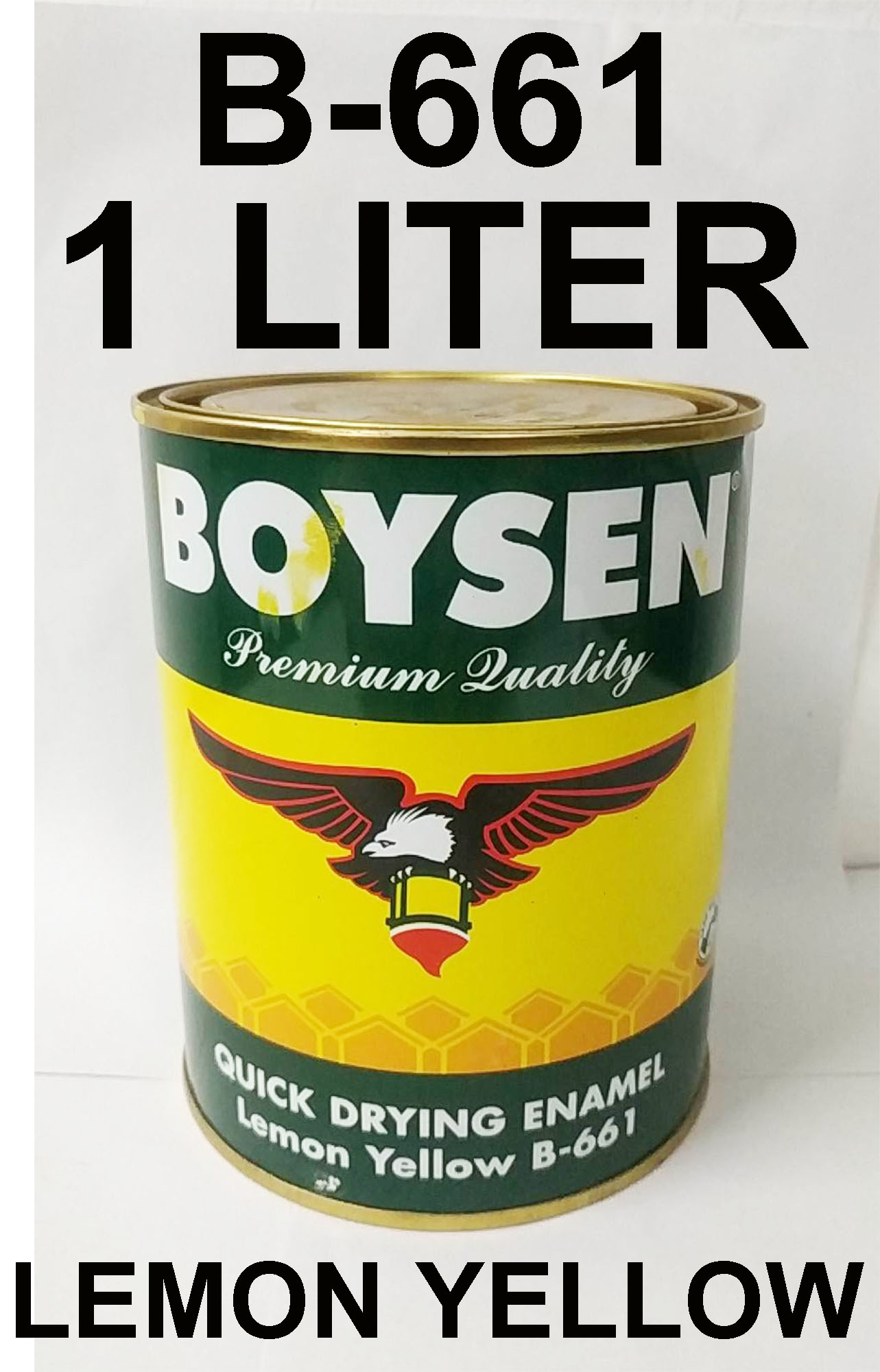 BOYSEN QDE B-661 LEMON YELLOW ( 1 LITER ) -------------------------- 1 ...