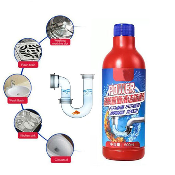 Household Cleaning Agent Sink Toilet Bowl Drainage Dirt Stain Clog Removing Liquid 500ml Lazada PH