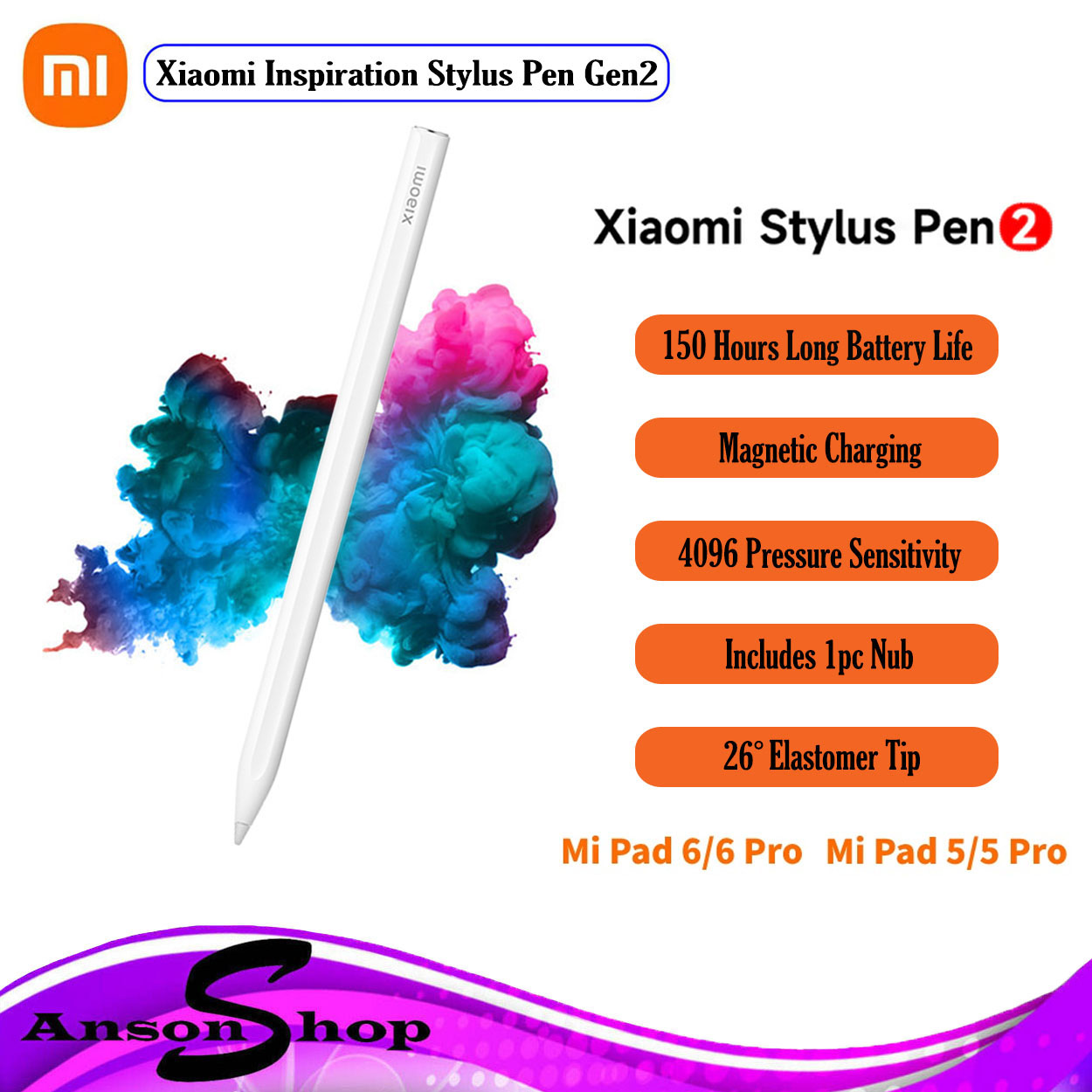 Cheap Xiaomi Stylus Pen 2 Smart Pen For Xiaomi Mi Pad 6 5 Pro