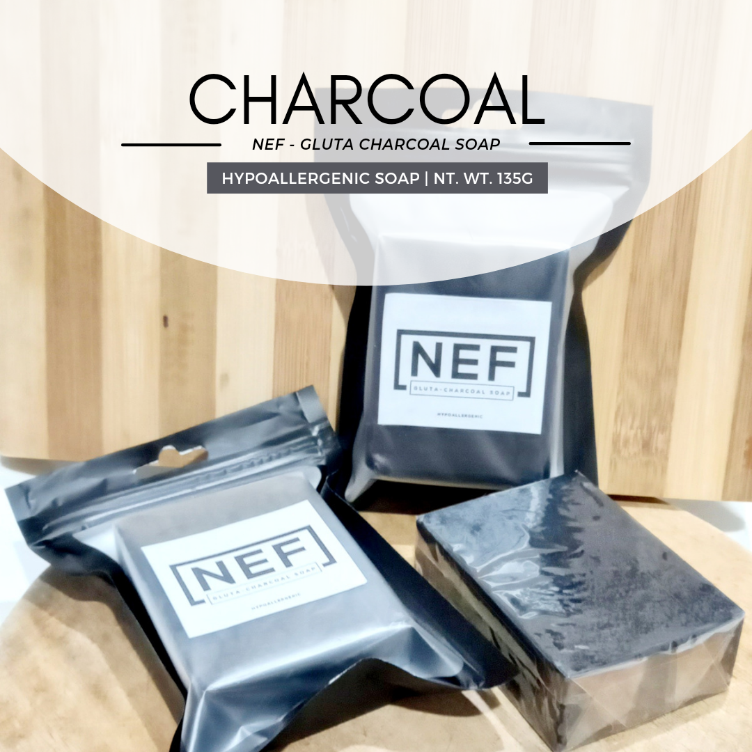 Glutathione Soap, AntiBody Odor Soap, Nef Charcoal Soap, AntiAcne