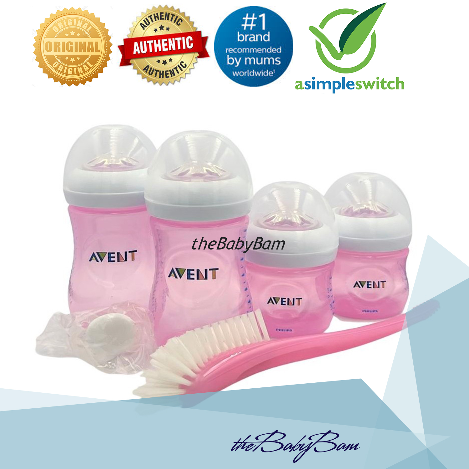 Avent pink newborn starter hot sale set