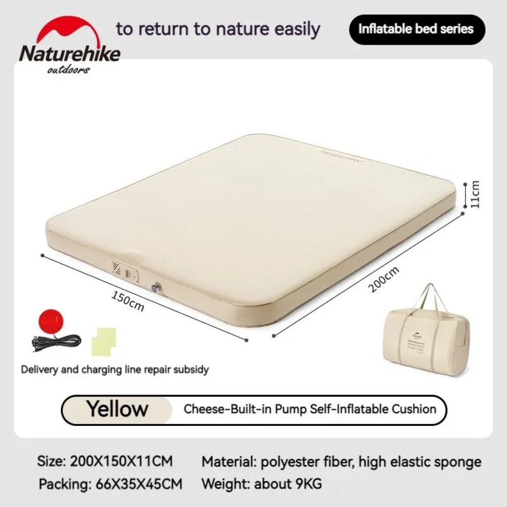 Naturehike Outdoor Portable Selfinflating Air Cushion Thicken Camping