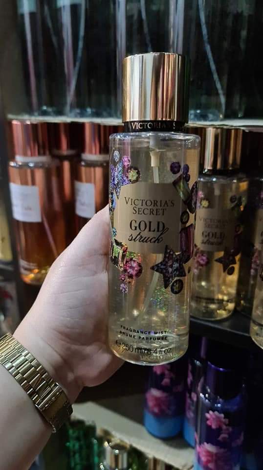 victoria secret body mist gold struck