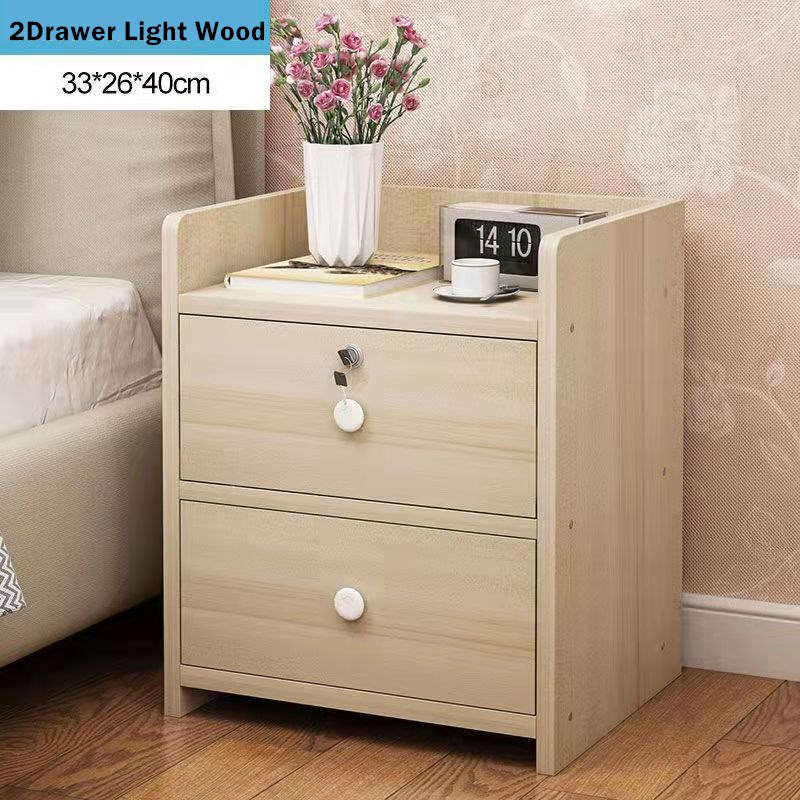 wood side table with drawer bedside table Drawer Bedside Table / End ...