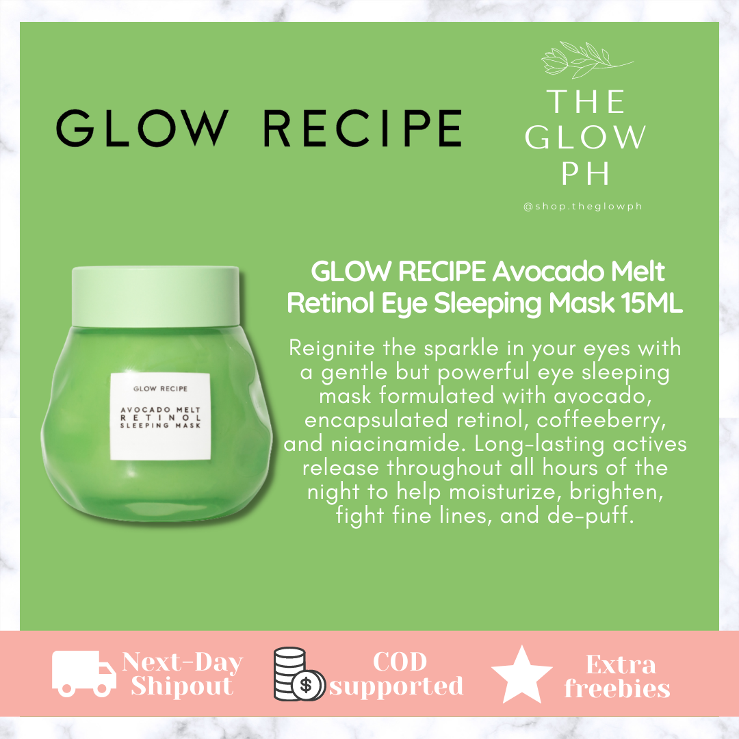 [ONHAND & AUTHENTIC] GLOW RECIPE Avocado Melt Retinol Eye Sleeping Mask