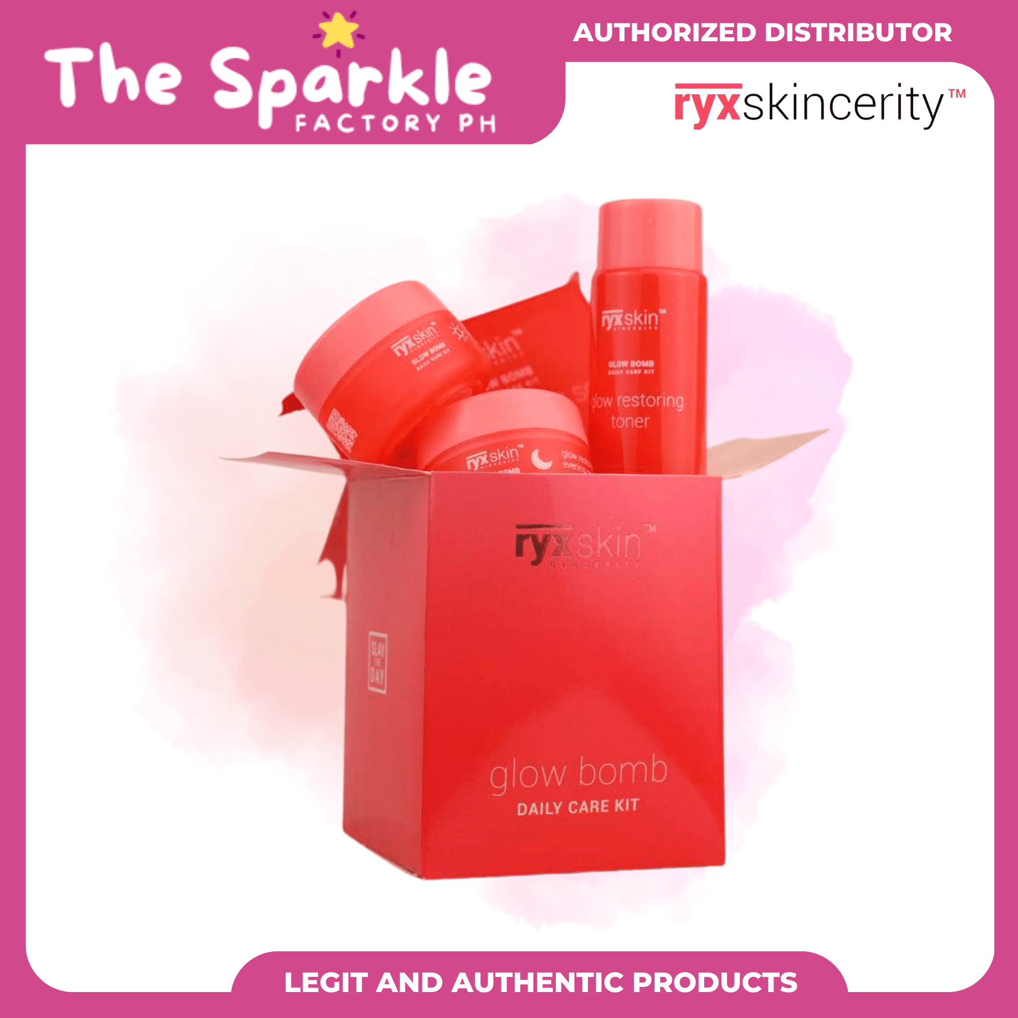 Authentic RYX Skincerity Glow Bomb Daily Care Kit | Lazada PH