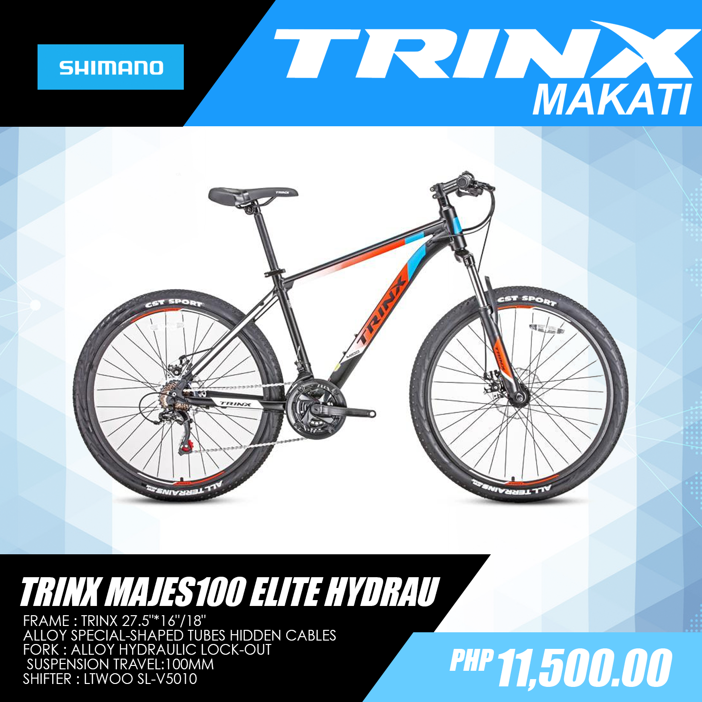 price of trinx mountain bike