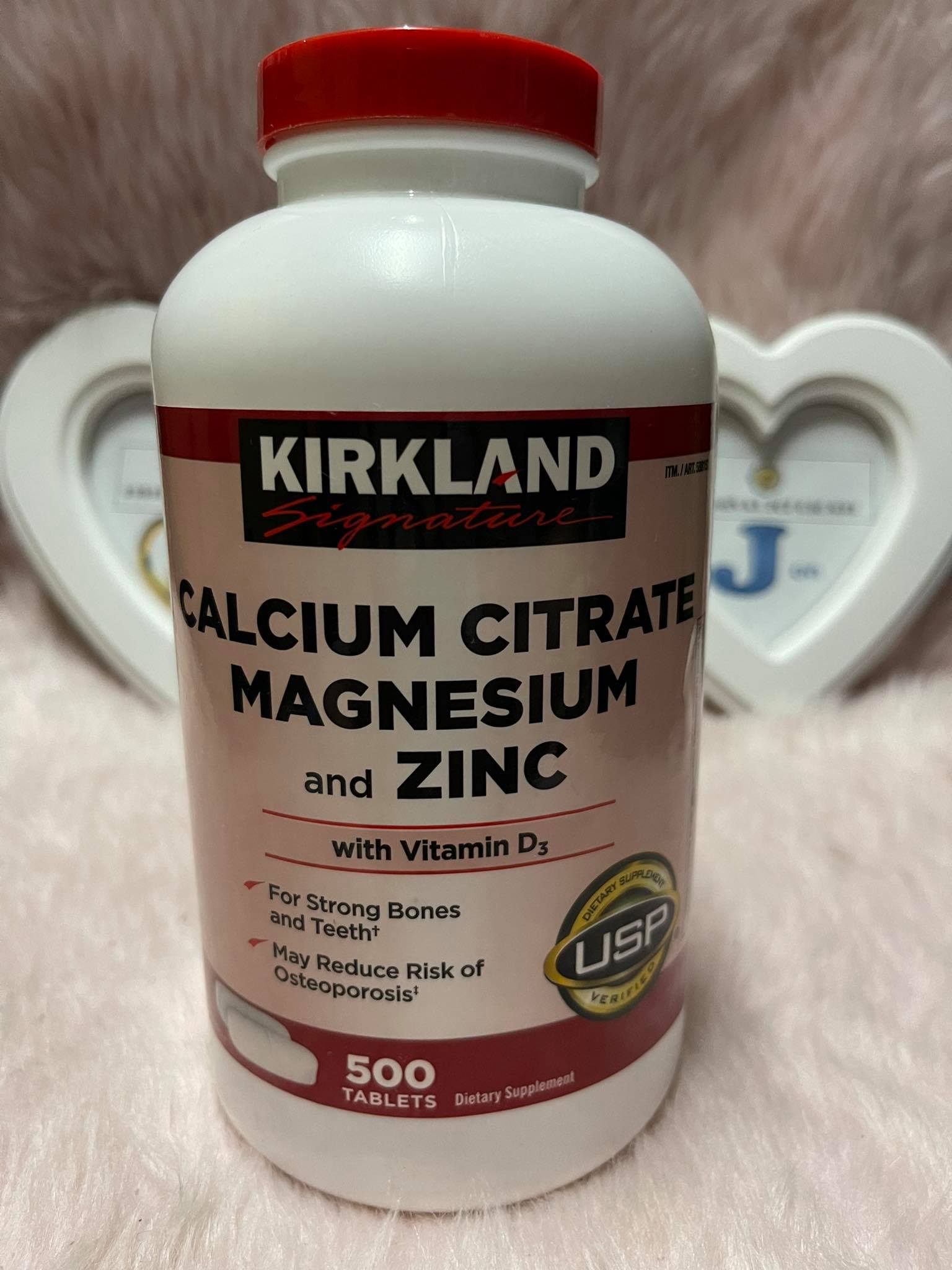 Authentic Kirkland Signature™ Calcium Citrate Magnesium and Zinc with