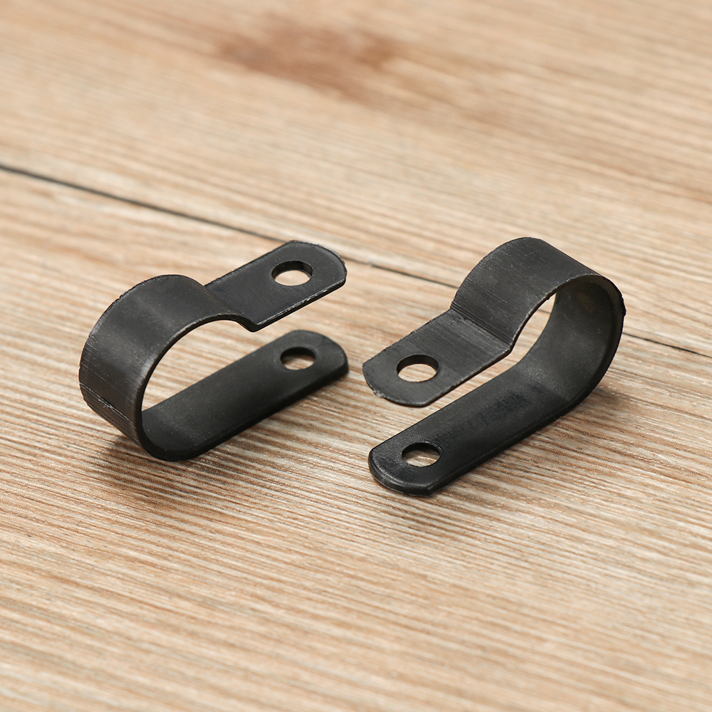 MSRC 100PCS Hot sale Useful Metal Electrical Fittings Nylon Cable Clamp ...