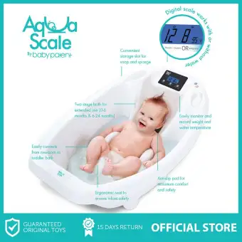 aqua scale baby tub