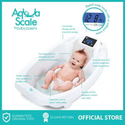 Baby Patent AquaScale (3-in-1: Bath Tub, Water Thermometer and Baby Scale)