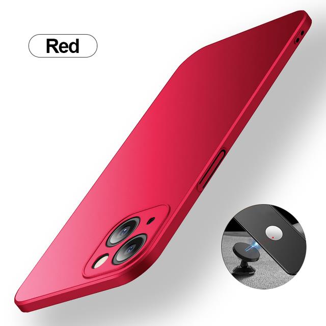 13 14 Pro Max Case Magnet Magnetic Car Mount Case For Iphone 13 12 11 14  Pro Max 12 13 Matte Ultra thin Hard Protection Cover