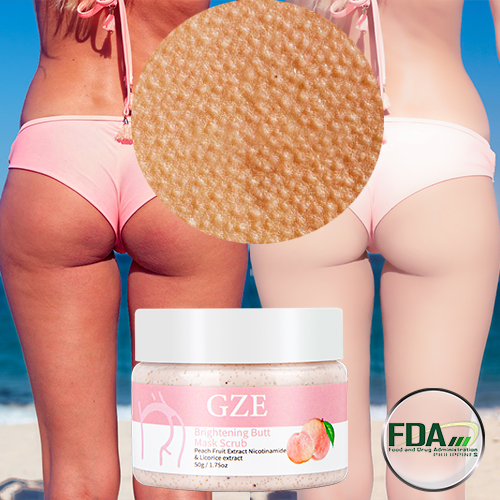 GZE FDA Butt Scrub Body Scrub Exfoliating Cleanser Butt Acne Clearing