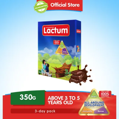 Lactum 3+ Chocolate 350g Powdered Milk Drink for Children Over 3 up to 5 Years Old