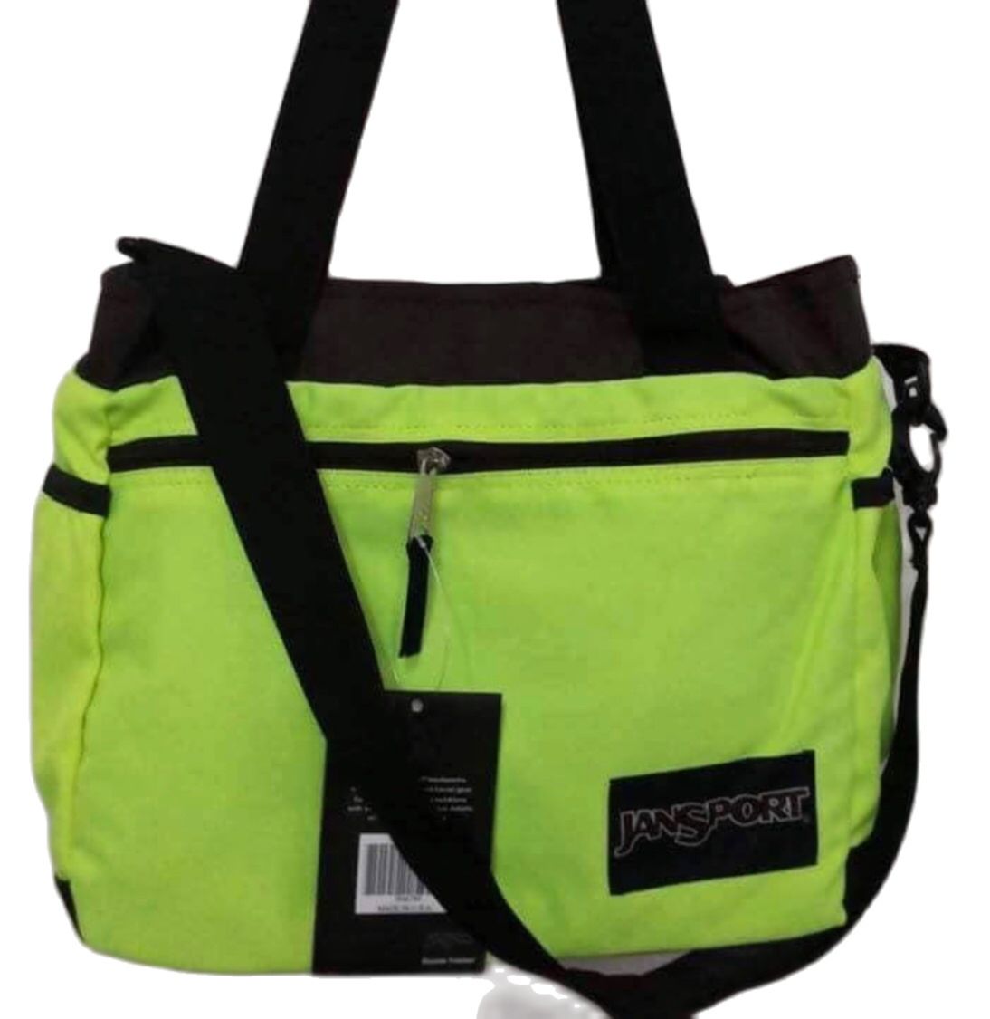 Jansport Tote Bag NEON GREEN 3 Lazada PH