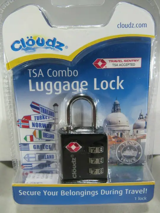 cloudz luggage lock