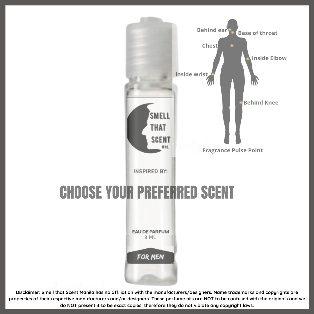 Smell that Scent Manila 3ml vial Men Perfume Tester PM Your Preferred Scent Lazada PH