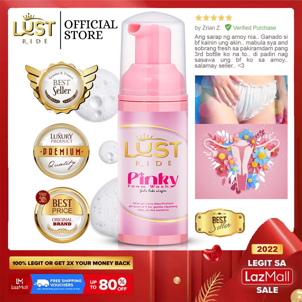 Lust Ride Pinky Foam Wash Feels Like Virgin 60ml Original and