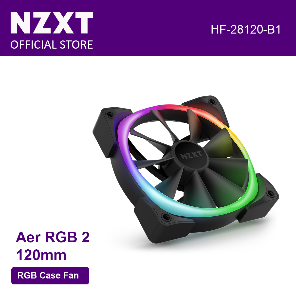 NZXT Aer RGB 2 120mm Single Fan | Lazada PH