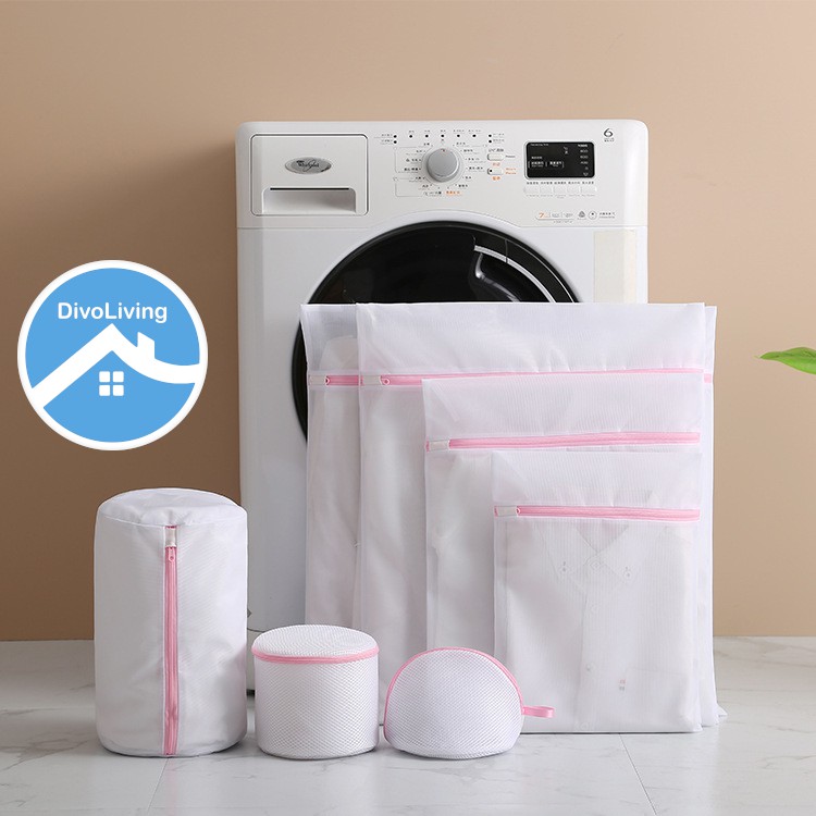 Home Washing Machine Laundry Bag Bra Underwear Clothes Mesh Net Storage Pouch 