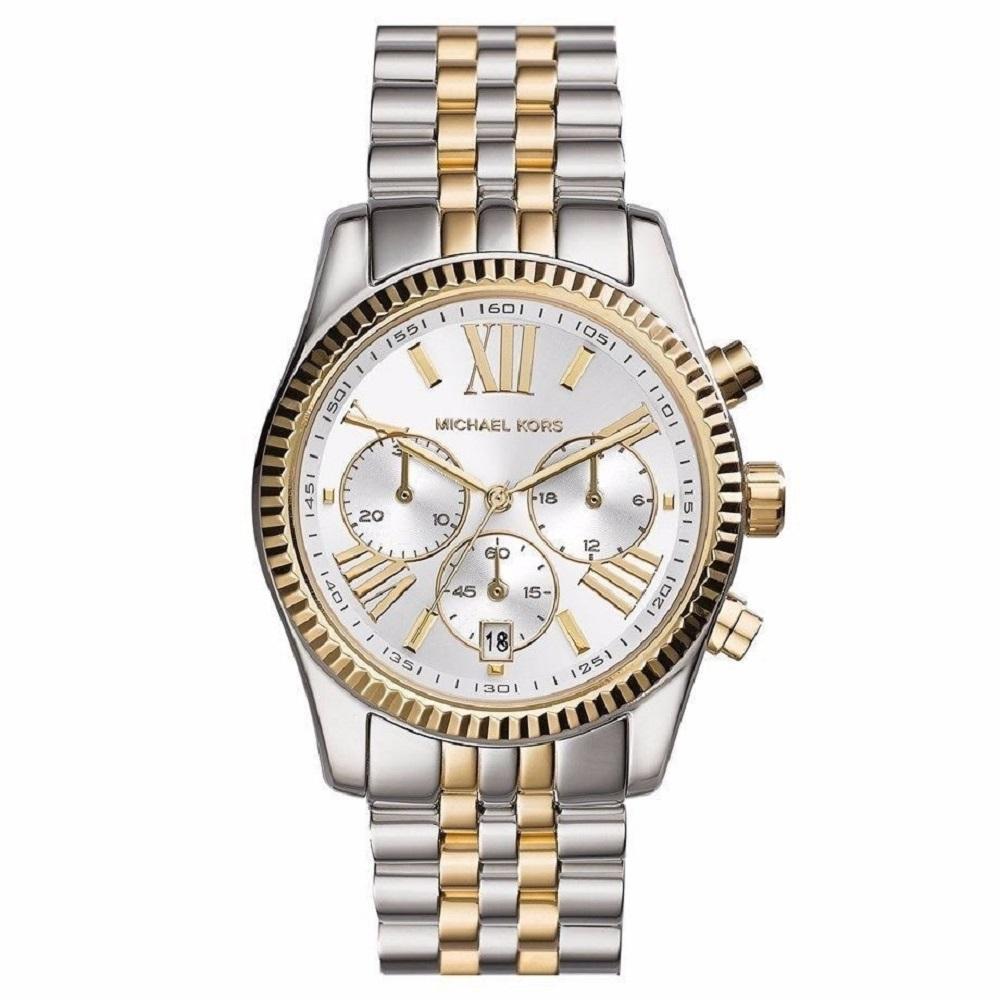 michael kors watch women two tone