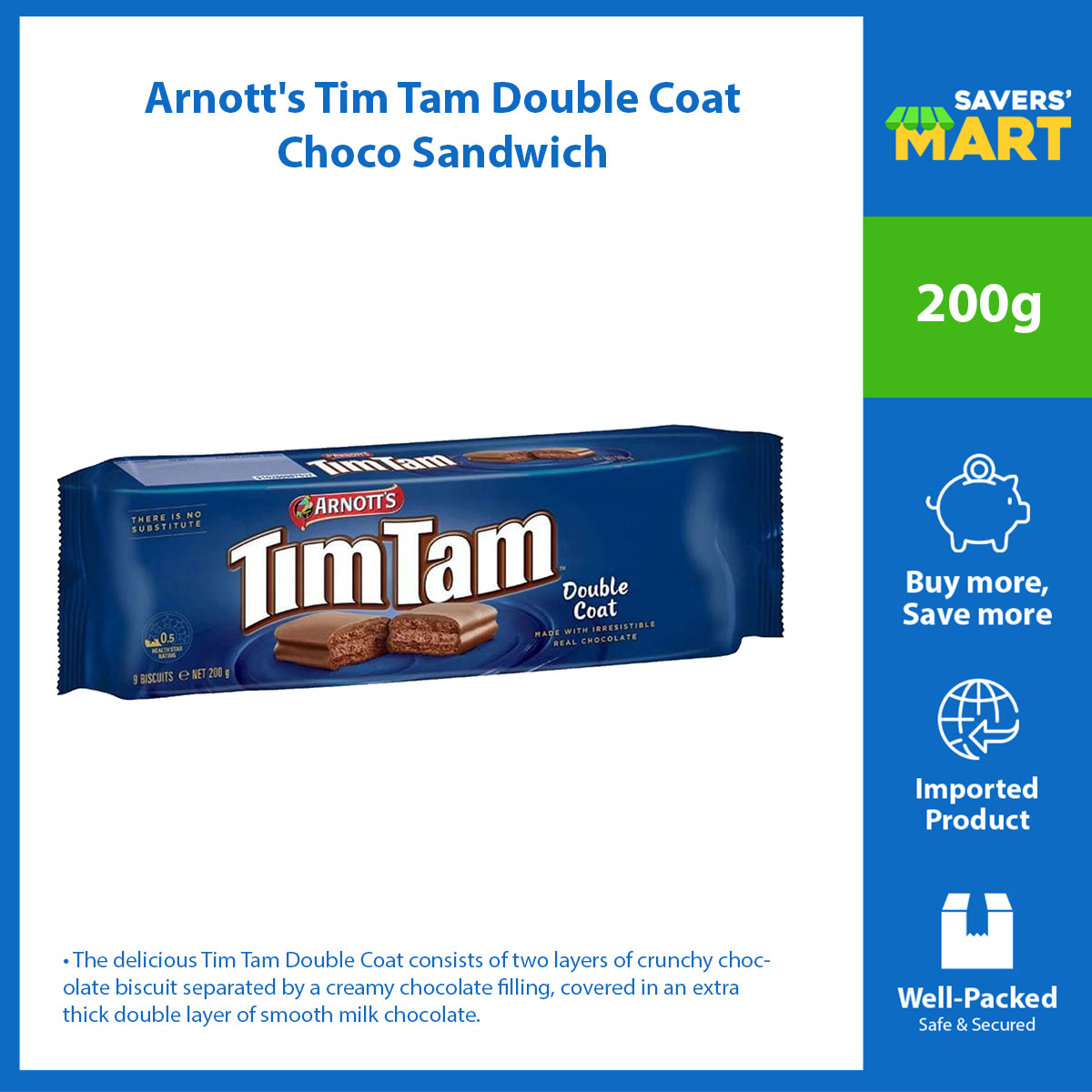 Arnott's Tim Tam Double Coat