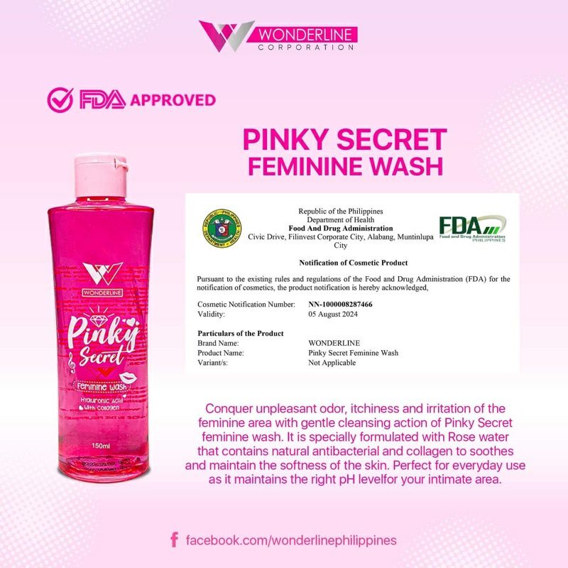 Original Pinky Secret Feminine Wash 150ml Lazada PH