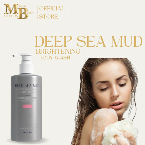 ORIGINAL Deep sea mud body wash korean/vulcanic mud whitening shower