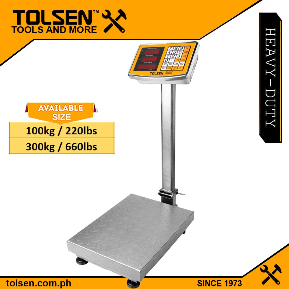 220Lb Weight Electronic Platform Scale,Digital Floor Heavy Duty