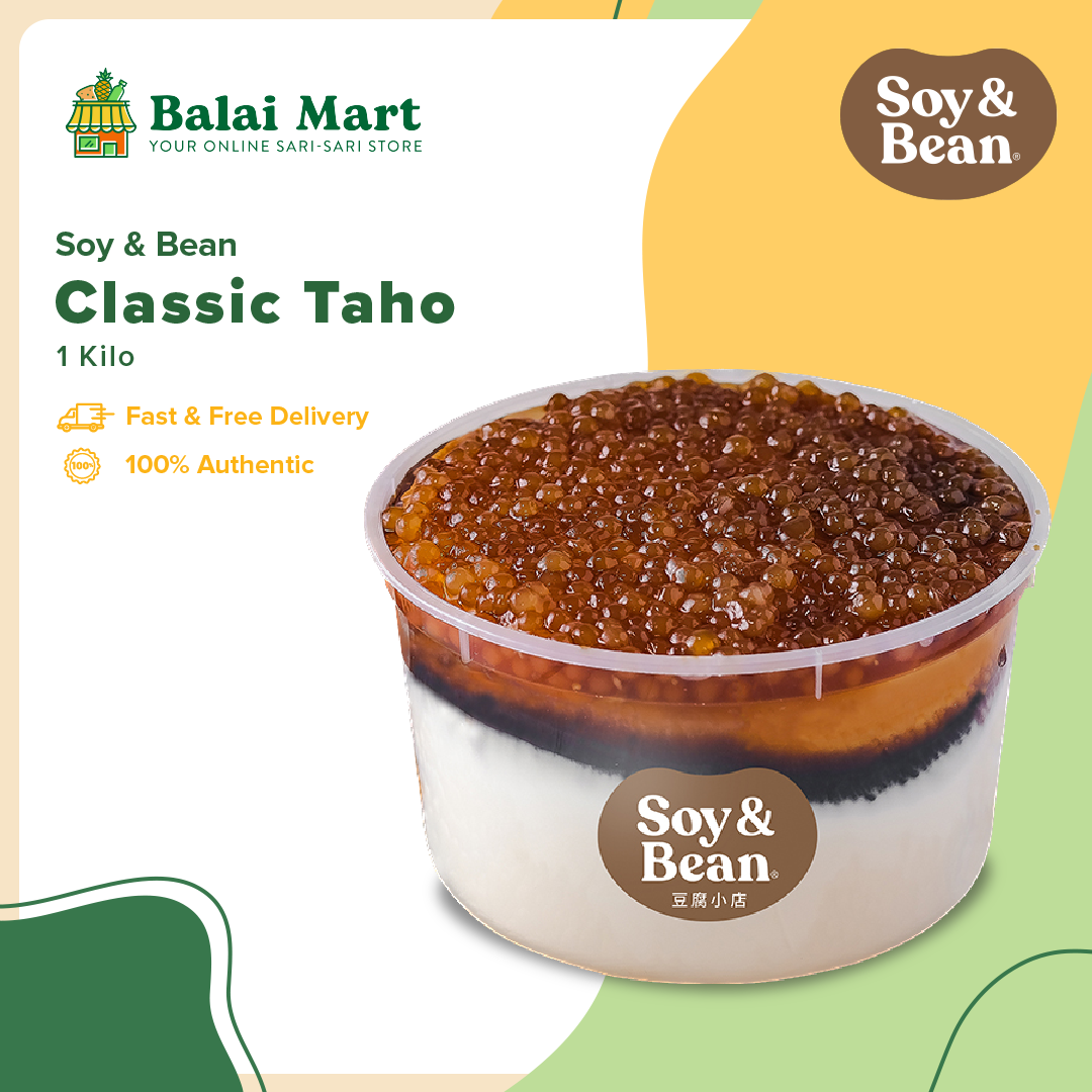 Soy & Bean Classic Taho 1kg PlantBased Dessert / Snack Lazada PH