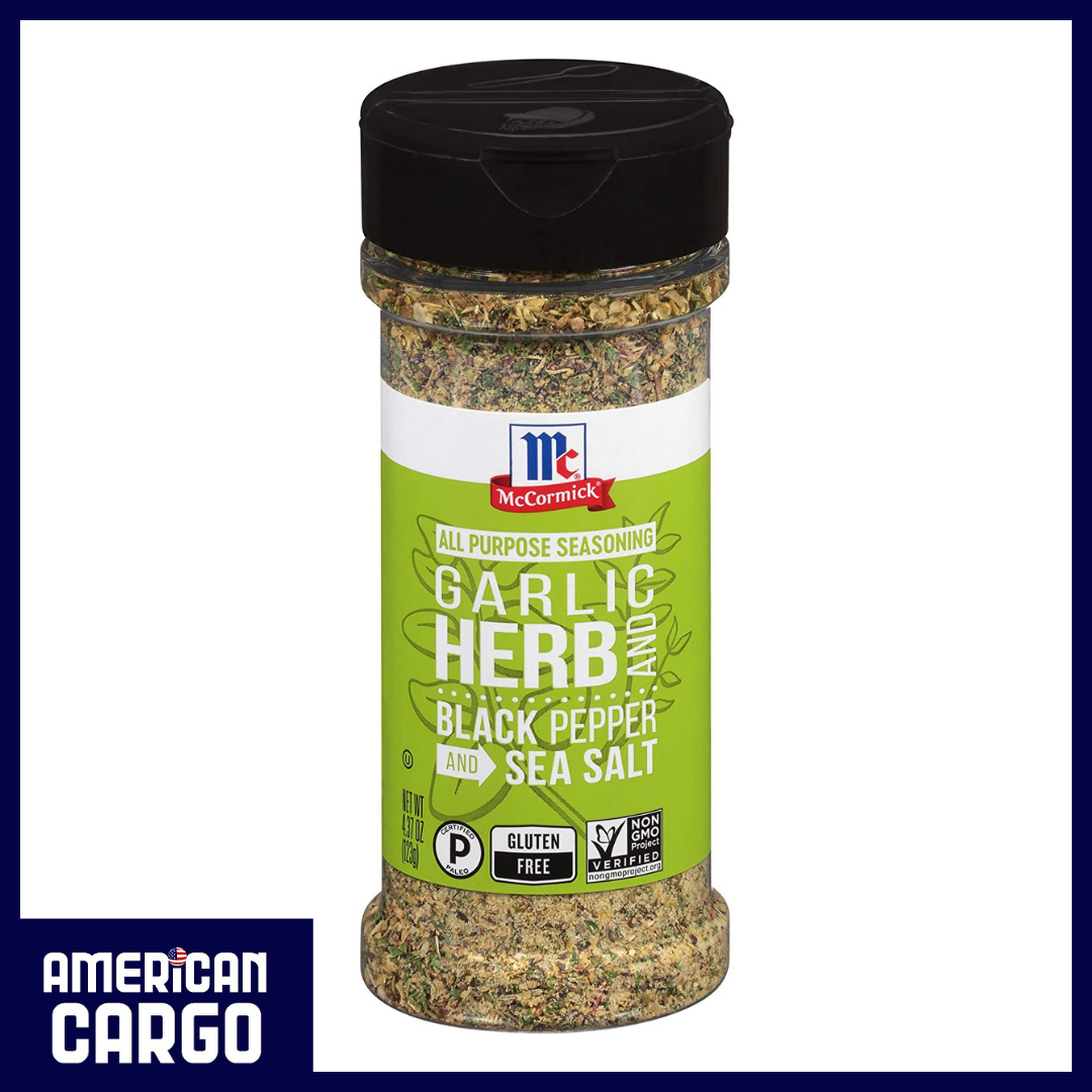 McCormick Garlic, Herb and Black Pepper and Sea Salt All Purpose Seasoning,  4.37 oz