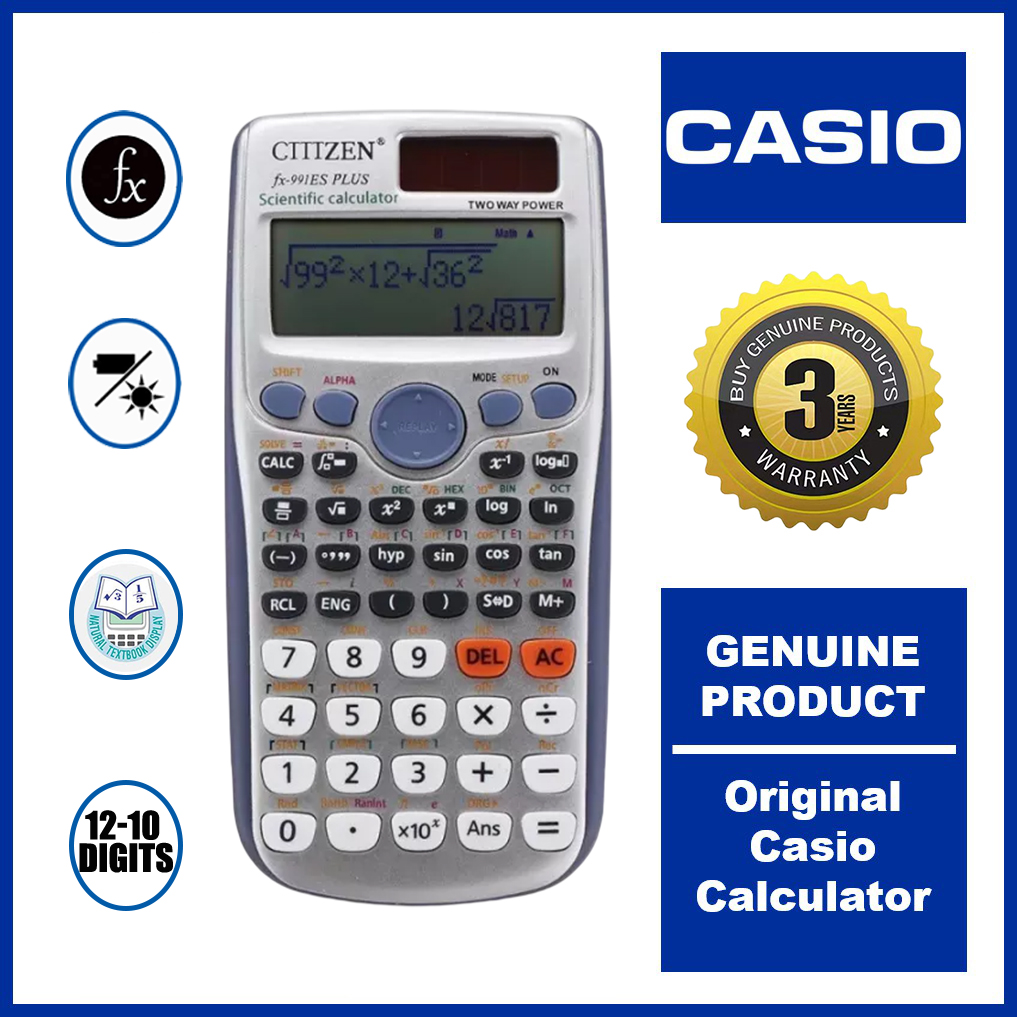 Scientific Calculator Casio Original On Sale Fx 991es Plus Fx991ex Fx
