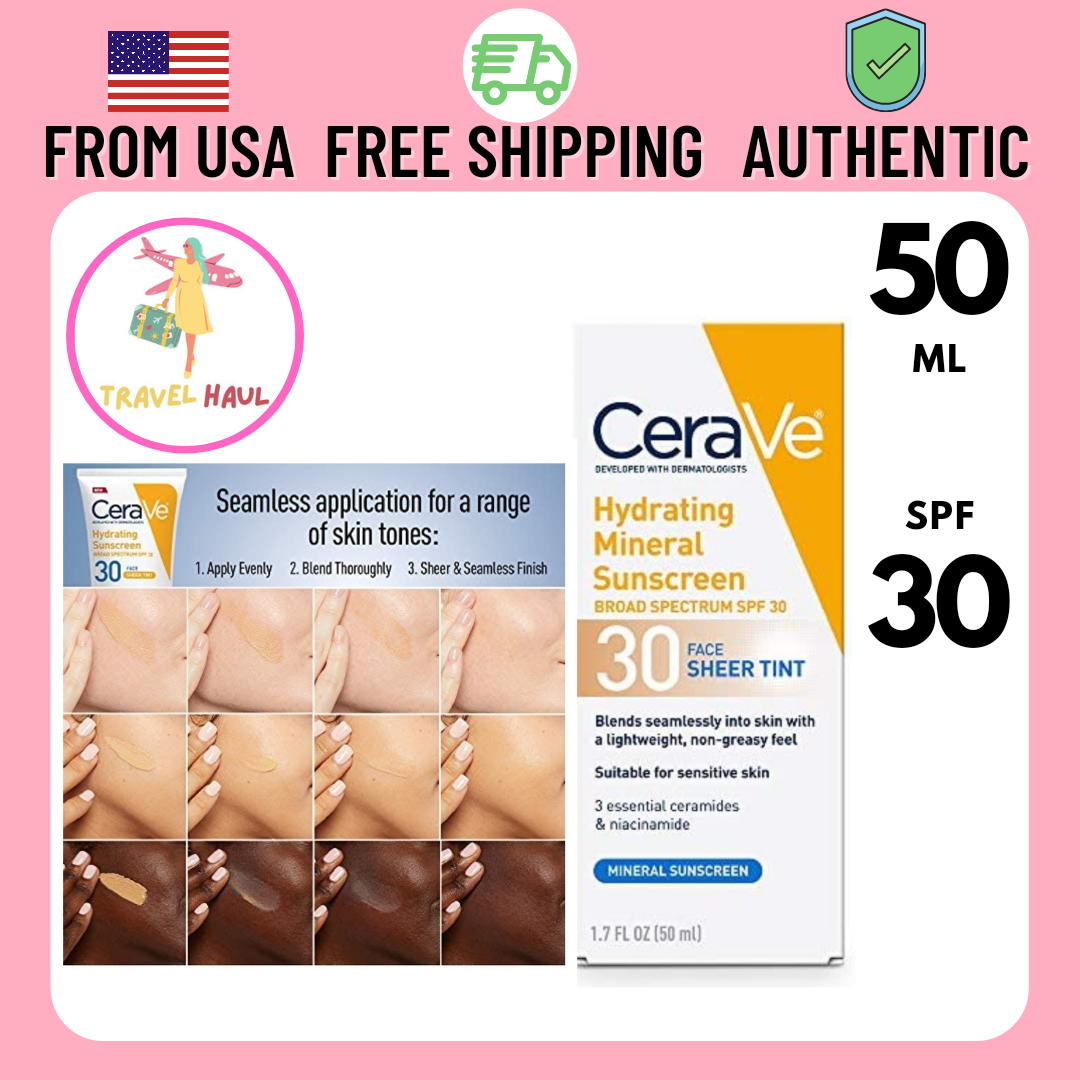 CeraVe Tinted Sunscreen with SPF 30 50ml Lazada PH