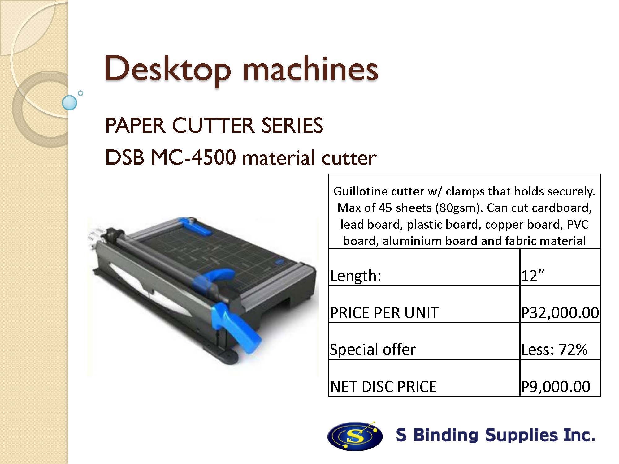 J.Burrows 5 in 1 Paper Cutter A4