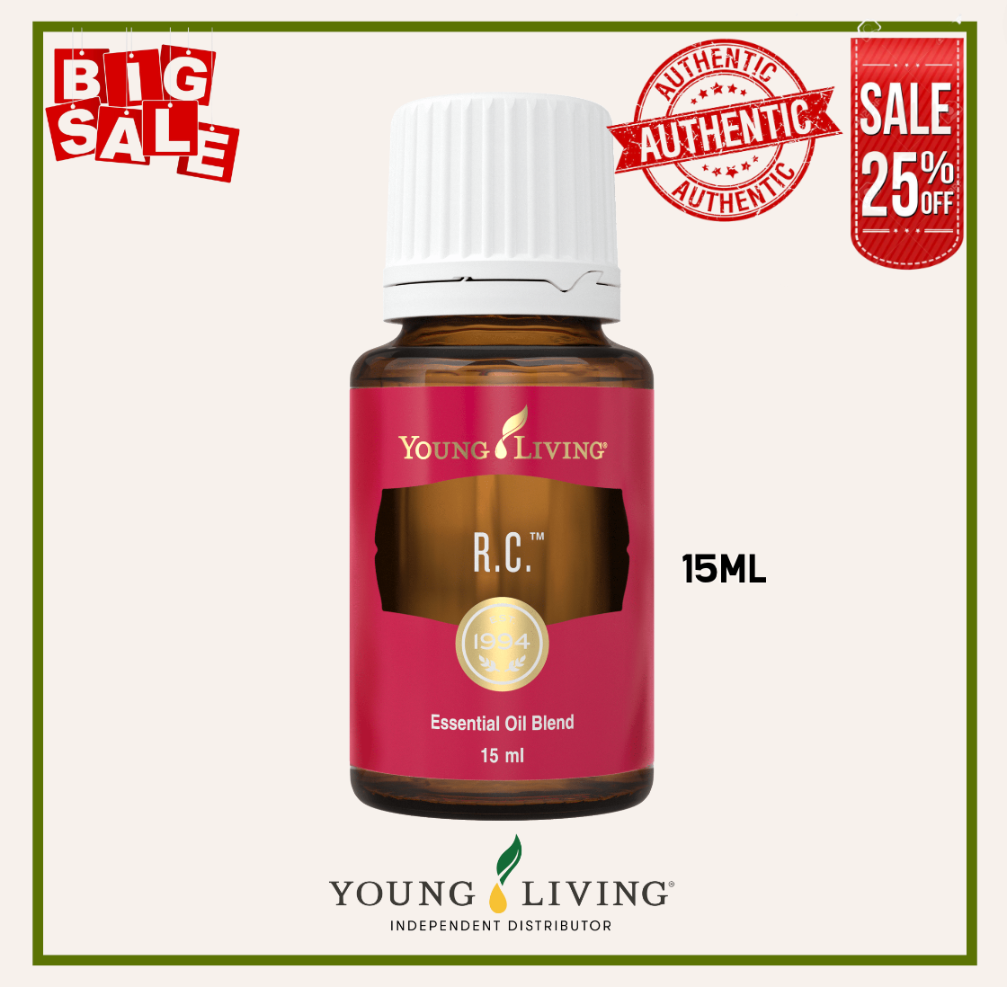 Rc Essential Oil 5ml Or 15 Ml By Young Living Ph 100 Authentic And Sealed Lazada Ph 7461