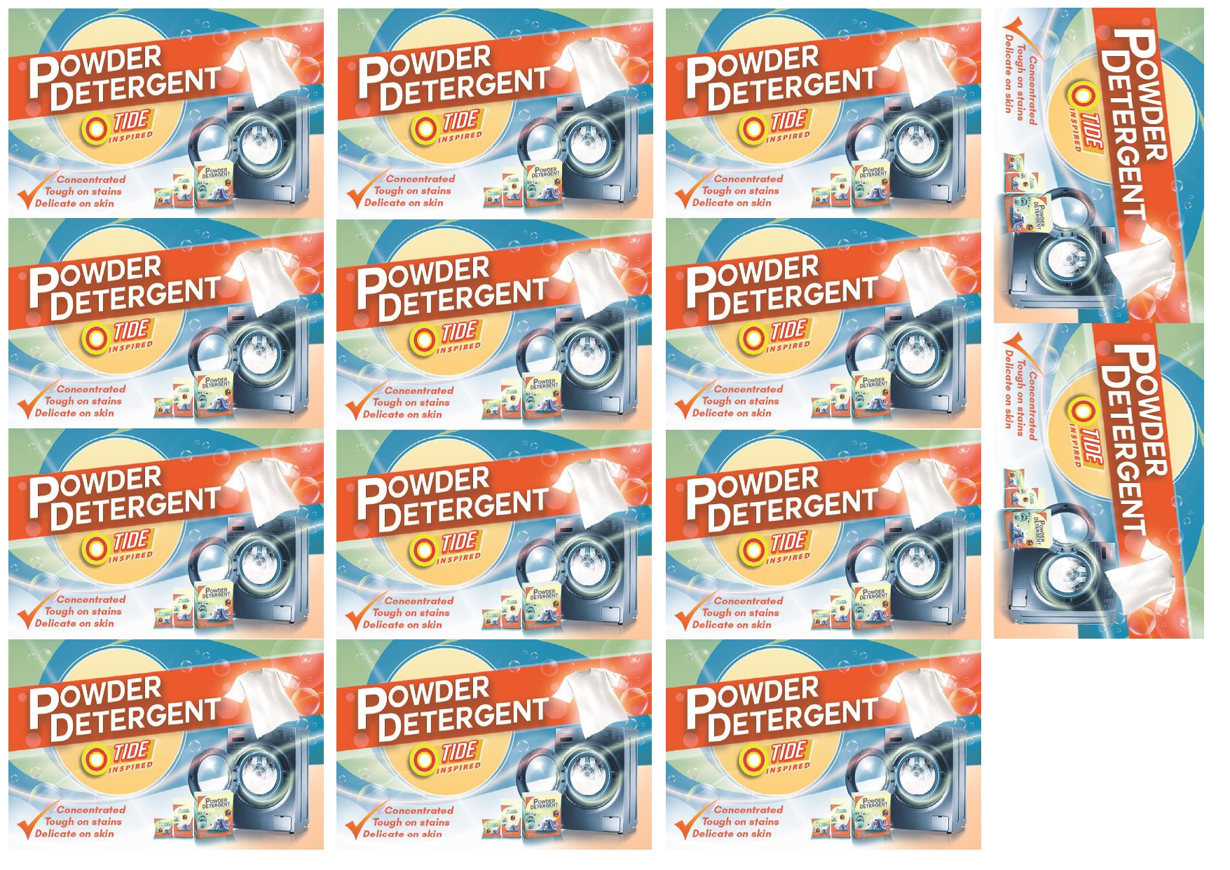 GENERIC STICKER LABEL FOR POWDER DETERGENT Lazada PH