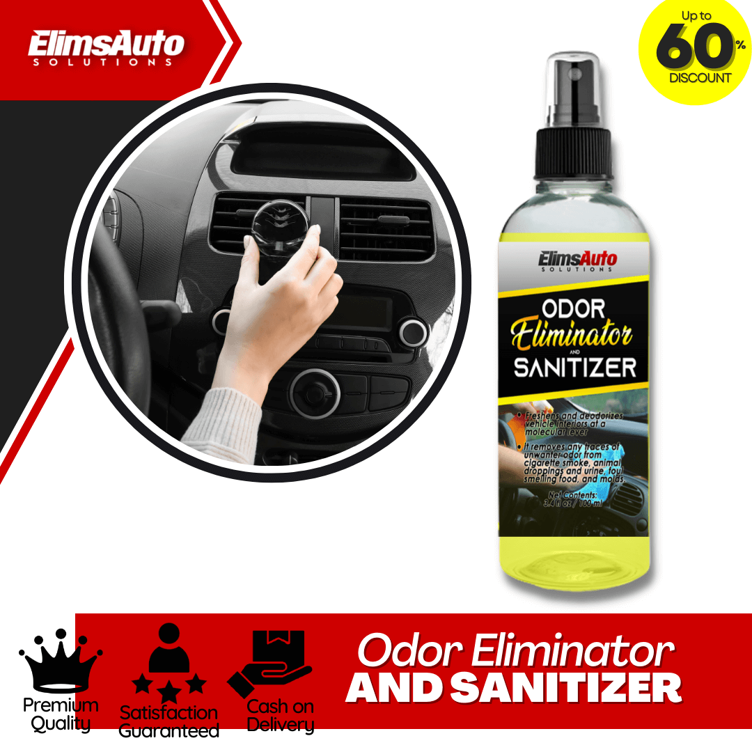 ELIMS Autocare Solutions Odor Eliminator and Sanitizer 100 ml Odor