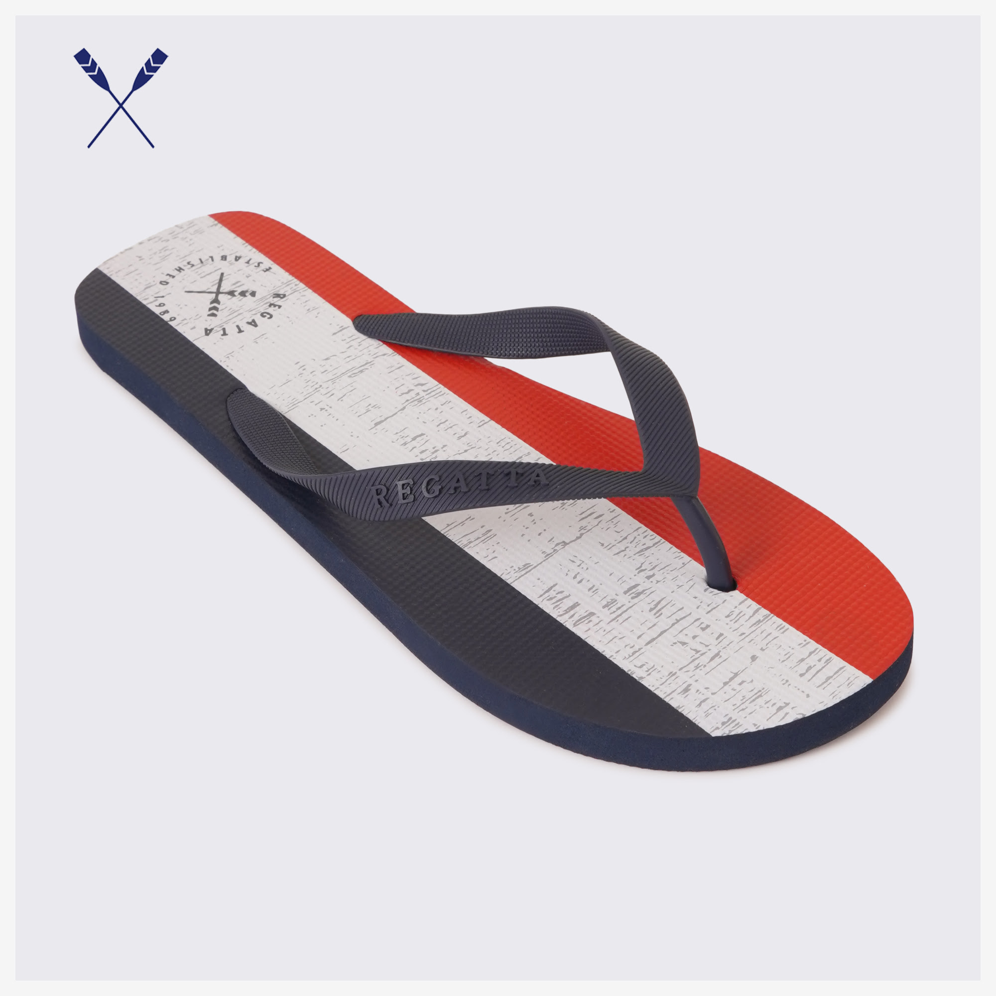 Regatta Striped Flip Flops With Thicker Straps For Men (Bottle Green/Rich  Red) | Lazada PH