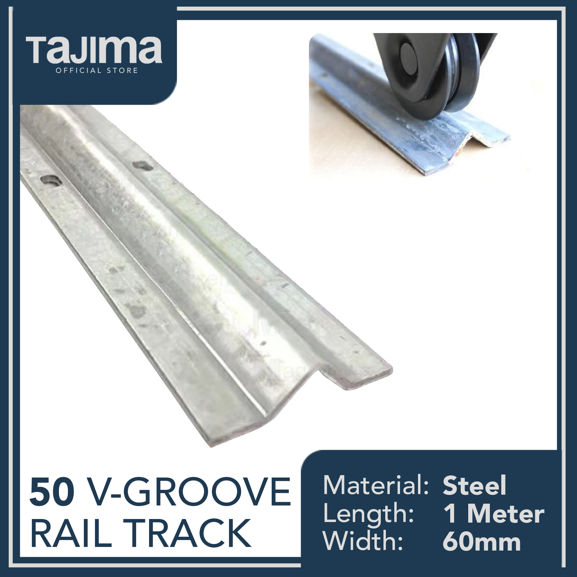 50S VGroove Rail for Sliding Gate Lazada PH