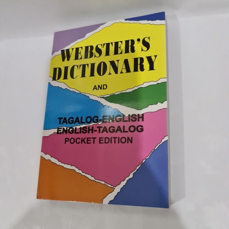 jellyss WEBSTER'S DICTIONARY Tagalog English Lazada PH