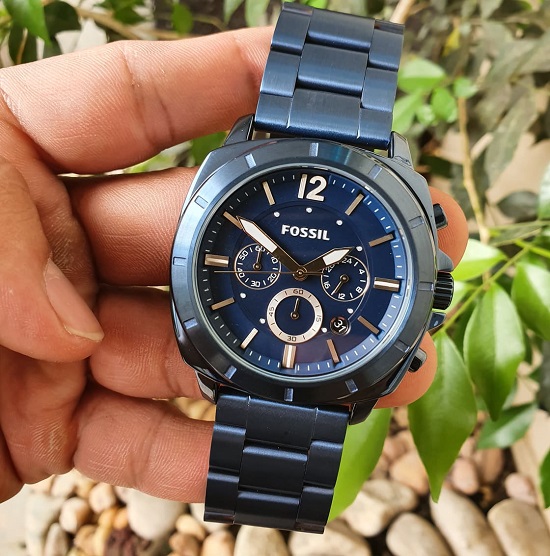 privateer sport chronograph smoke stainless steel watch