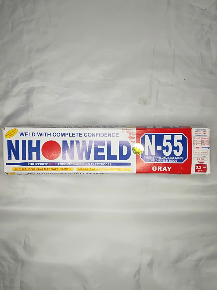NIHONWELD WELDING ROD N55 6013 1/8" (3.2 MM) 1 KG. Lazada PH
