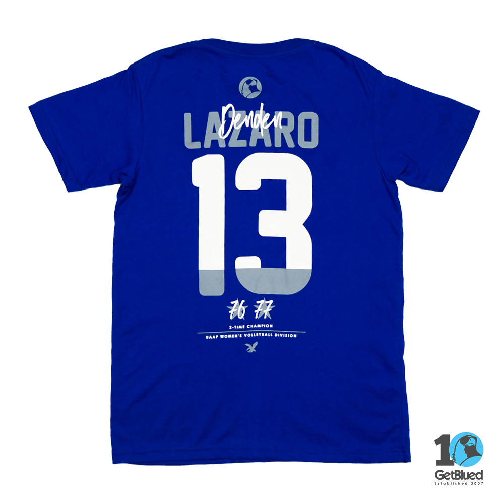 GetBlued Ateneo Volleyball Champion Series Denden Lazaro 13 Shirt