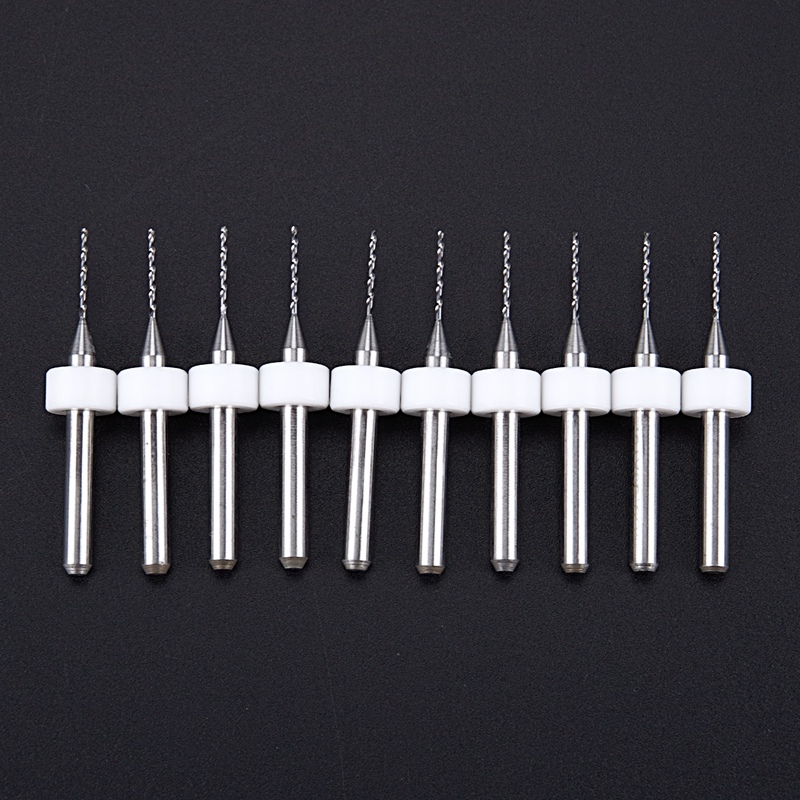 10pcs/Set 0.8mm High Quality PCB Print Circuit Board Carbide Mini Drill Bits Tool