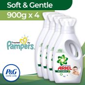Ariel Liquid Detergent Soft & Gentle 900g Bottle - 4 pieces