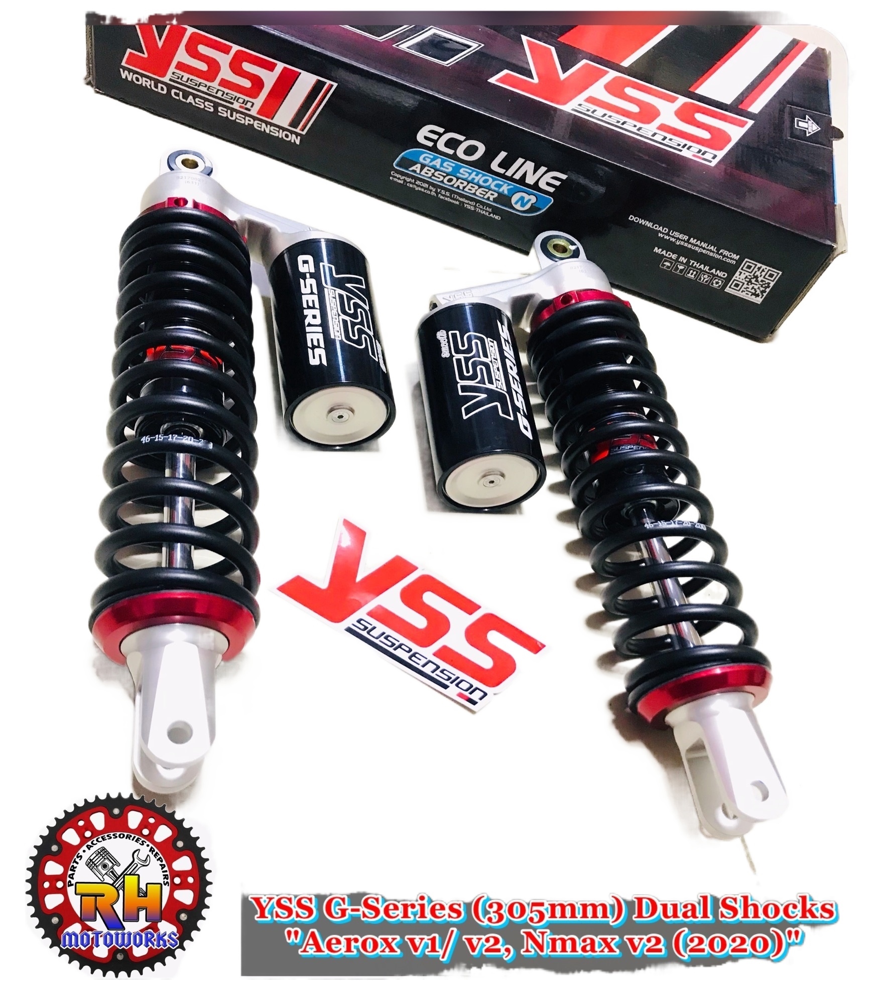 Imported with original packaging YSS G-Series for Aerox v1/v2 and Nmax ...