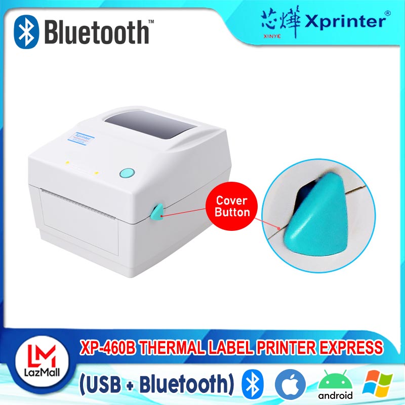 Xprinter XP460B Thermal Label Printer Express for Waybill (BLUETOOTH + USB) review and price