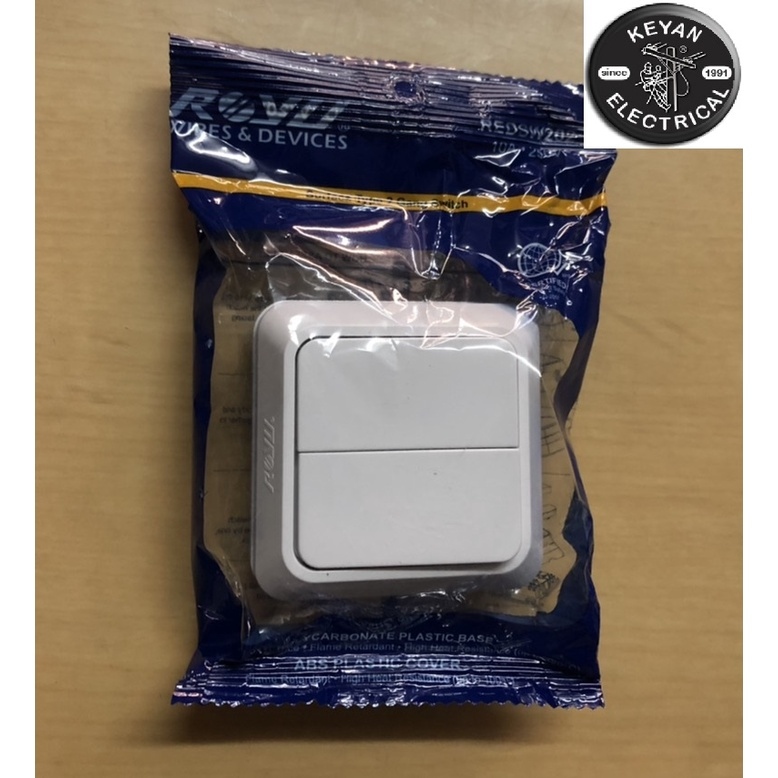 ROYU SWITCH OUTLET 1 GANG 2 GANG 3 GANG DUPLEX AIRCON OUTLET LED SWITCH