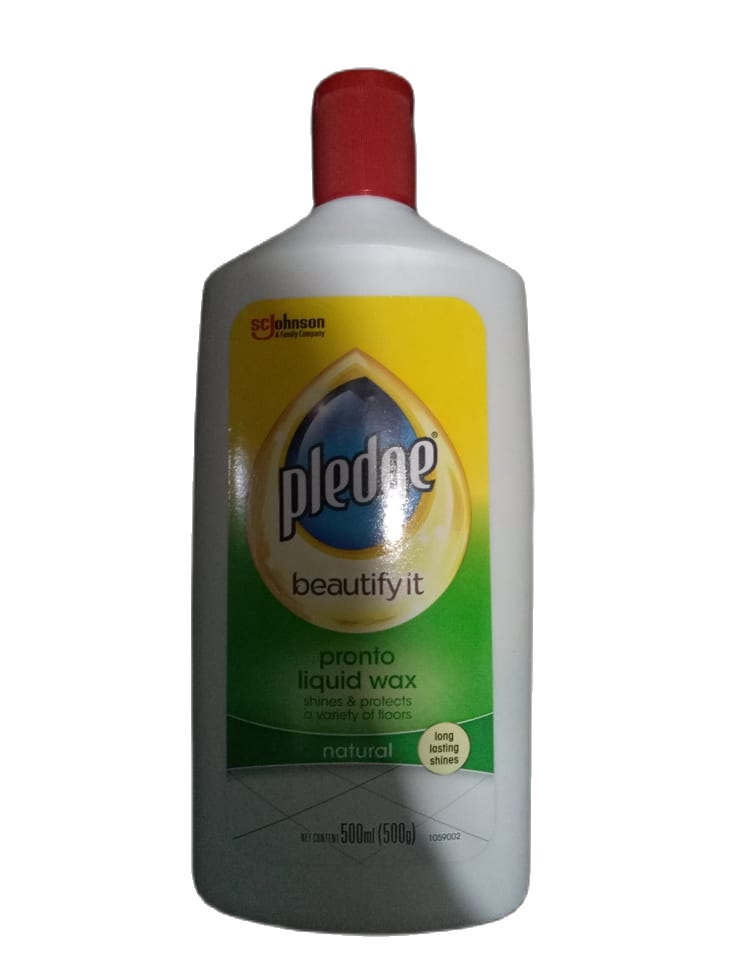 PLEDGE PRONTO LIQUID WAX NATURAL (SHINES & PROTECTS A VARIETY FLOORS